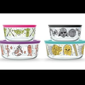 Disney Star Wars Pyrex Glass Storage Set